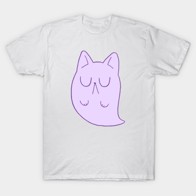 Ghost Cat T-Shirt-TOZ